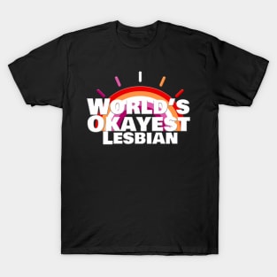 World's Okayest Lesbian T-Shirt